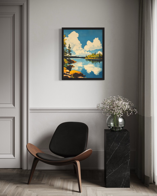 Minnesota Boundary Waters Wall Art Print Poster