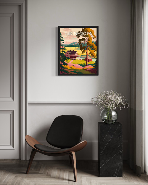 Minnesota Scenery Wall Art Print Poster