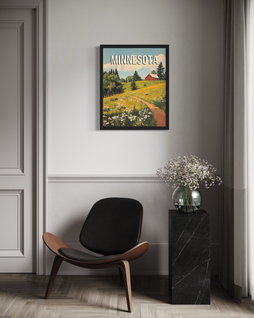 Minnesota Spring Wall Art Print Poster