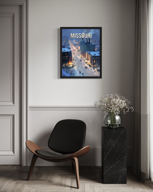 Missouri Kansas City Wall Art Print Poster