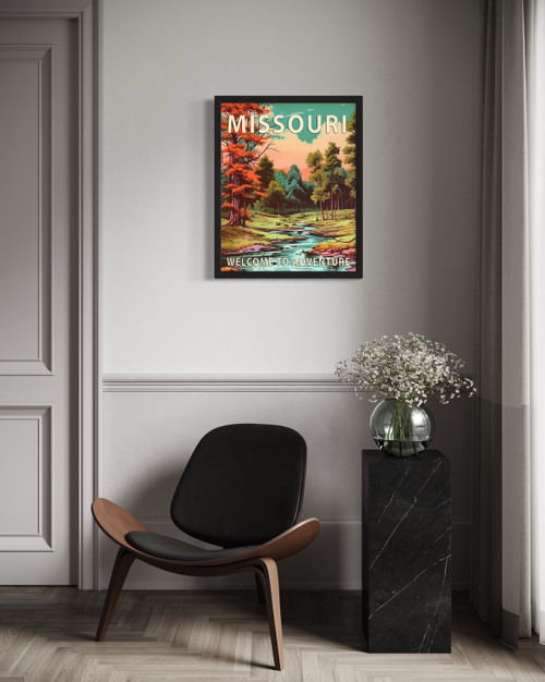 Missouri Scenery Wall Art Print Poster