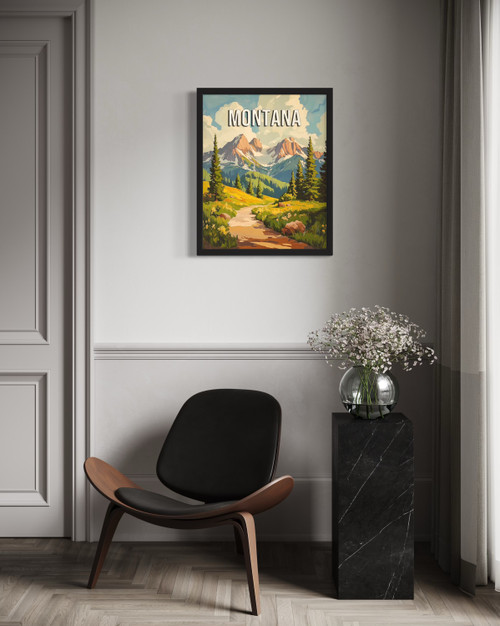 Montana Spring Wall Art Print Poster
