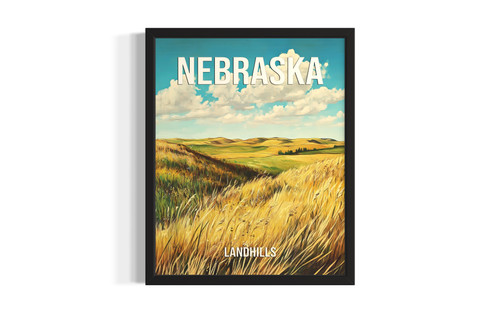 Nebraska Sandhills wall art poster print