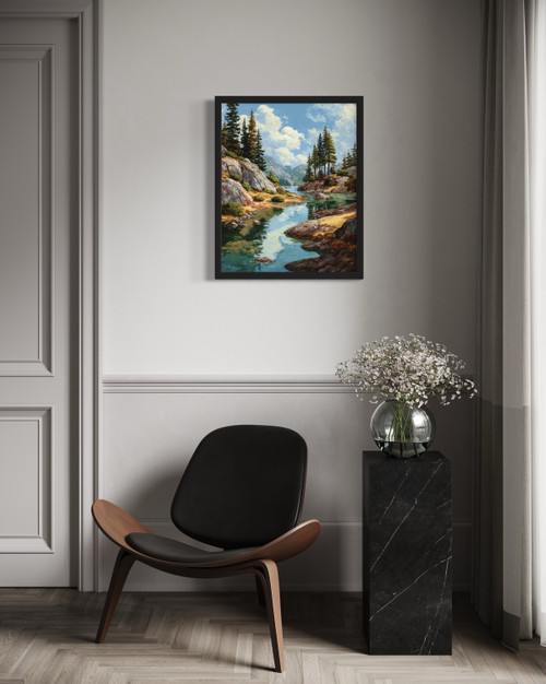 Nevada foothills Wall Art Print Poster