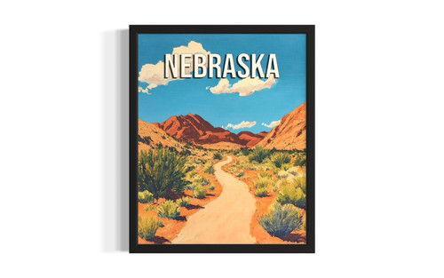 Nevada Summer wall art poster print