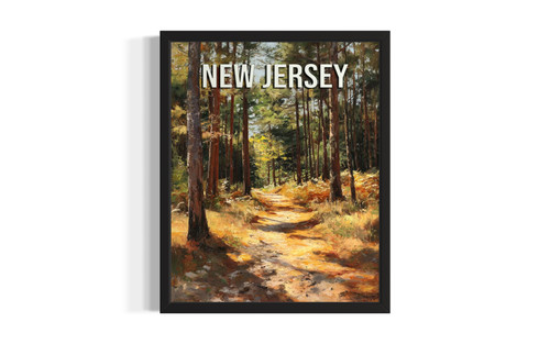New Jersey Pine Barrens wall art poster print