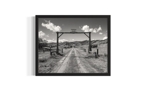 Ohio Cowboy wall art poster print