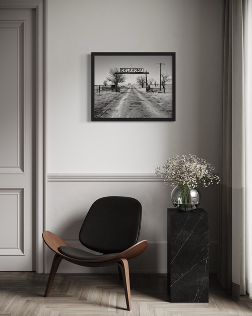 Oklahoma Cowboy Ranch Wall Art Print Poster