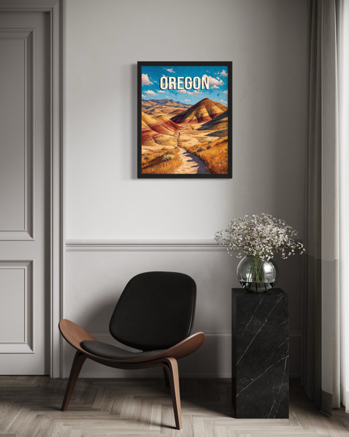 Oregon Painted Hills Wall Art Print Poster
