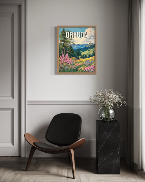 Oregon Spring Wall Art Print Poster