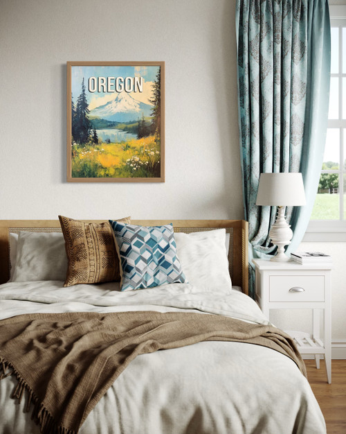 Oregon Summer Wall Art Print Poster