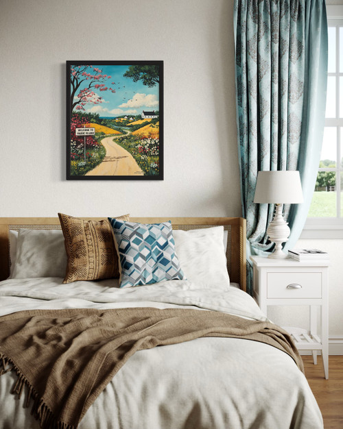 Rhode Island Welcome Wall Art Print Poster