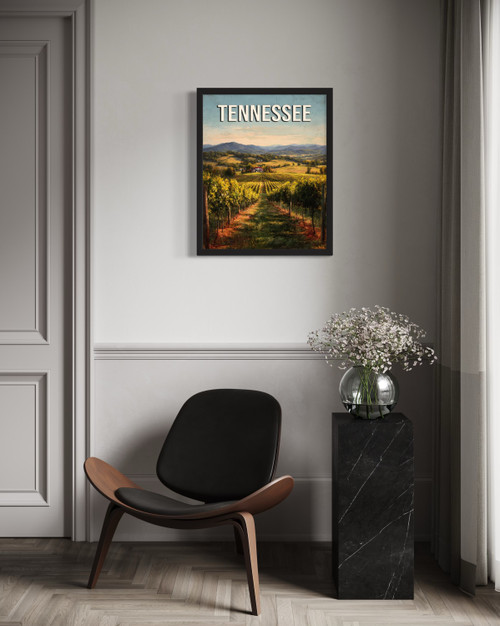 Tennessee’s rolling vineyards Wall Art Print Poster