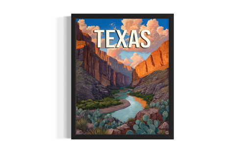 Texas Big Bend National Park wall art poster print