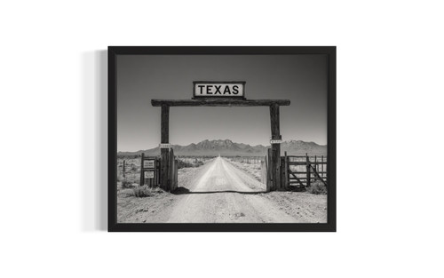 Texas Cowboy Ranch wall art poster print