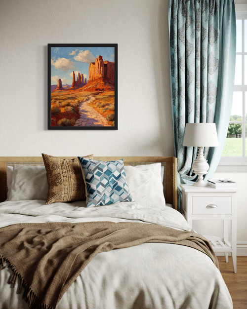 Utah Monument Valley Wall Art Print Poster