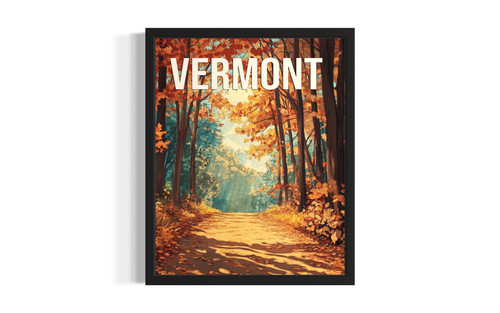 Vermnont Autumn Foliage wall art poster print