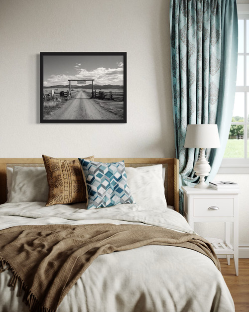 Vermont Cowboy Ranch Wall Art Print Poster