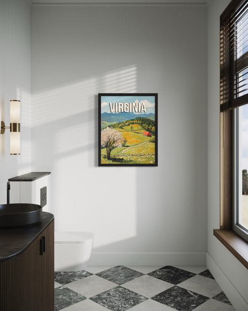 Virginia Spring Wall Art Print Poster
