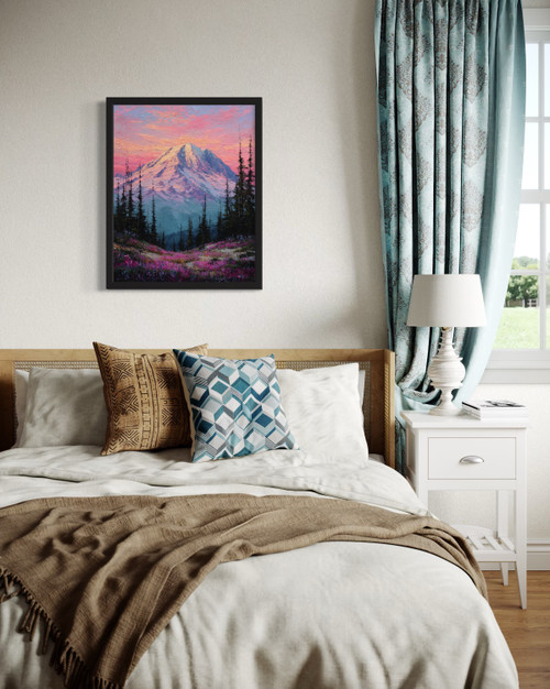 Washington Mount Rainier Wall Art Print Poster