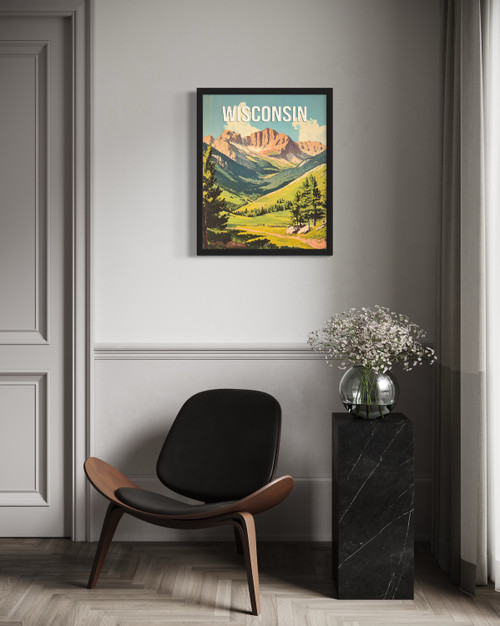 Wyoming Bighorn Mountains Wall Art Print Poster