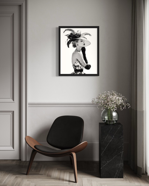 Runway model Wall Art Print Poster
