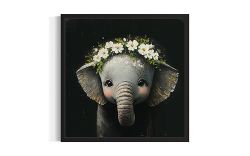 Elephant  wall art poster print