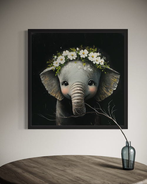 Elephant  Wall Art Print Poster