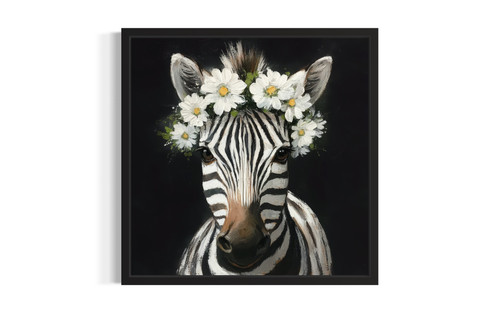 Zebra wall art poster print