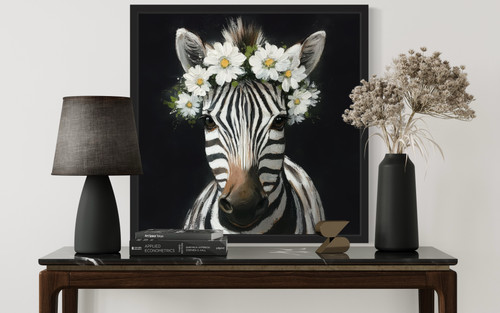 Zebra Wall Art Print  Poster