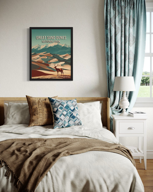Great Sand Dunes Wall Art Print Poster
