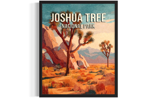 Joshua Tree wall art poster print
