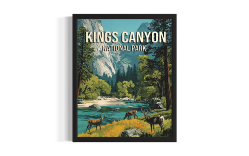 Kings Canyon wall art poster print