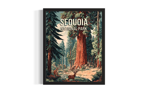 Sequoia wall art poster print