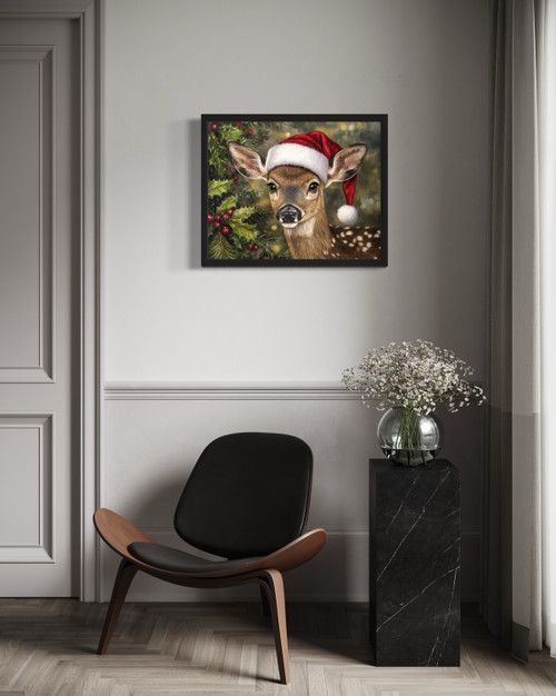 Deer Wall  Art Print Poster
