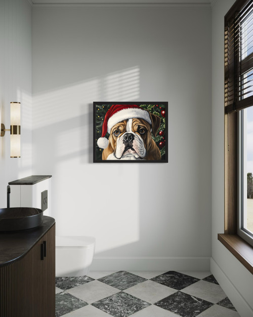English Bulldog Wall  Art Print Poster