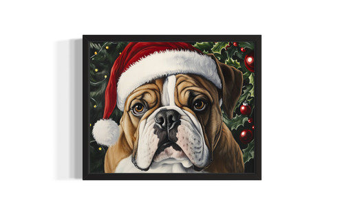 English Bulldog wall art poster print
