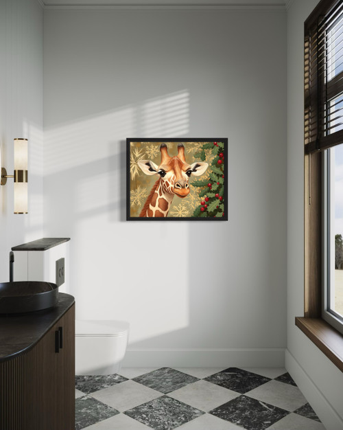 Giraffe Wall Art Print  Poster