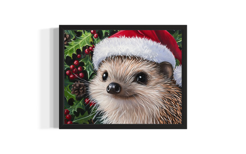 Hedgehog wall art poster print