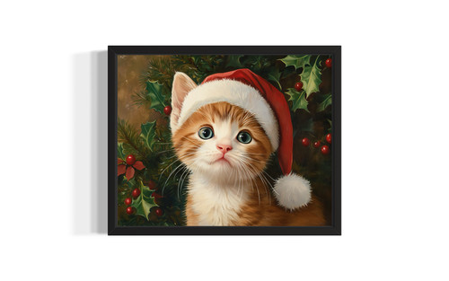 Kitten wall art poster print