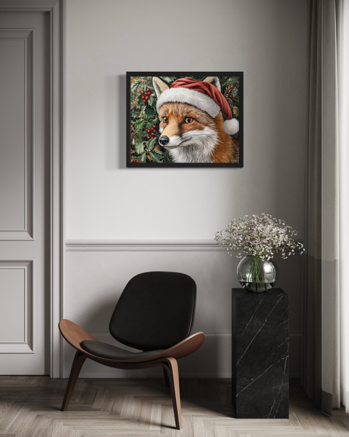 Red Fox Wall Art Print  Poster