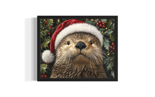 Sea Otter wall art poster print