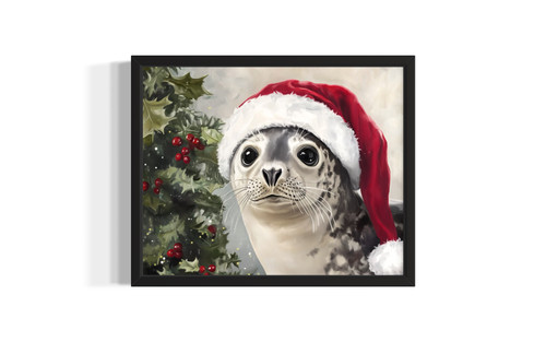Seal wall art poster print
