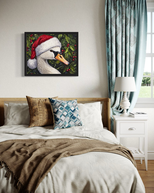 Swan Wall Art  Print Poster
