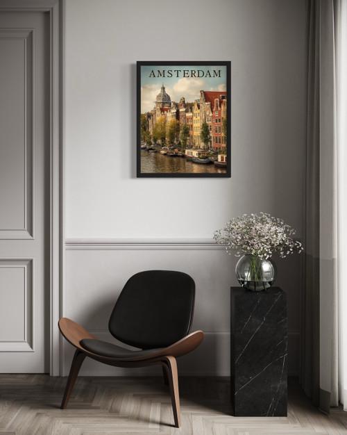 Amsterdam, Netherlands Wall Art Print Poster