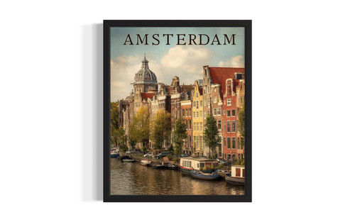 Amsterdam, Netherlands wall art poster print