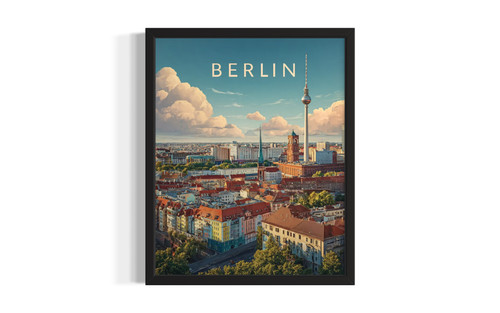 Berlin, Germany wall art poster print
