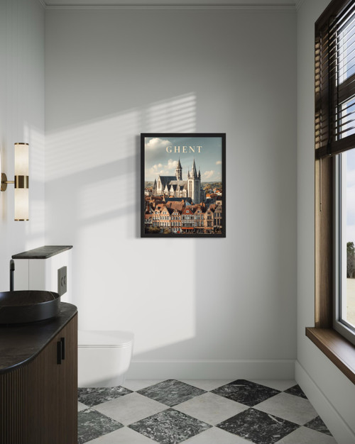 Ghent, Belgium Wall Art Print Poster