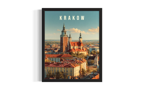 Kraków, Poland wall art poster print