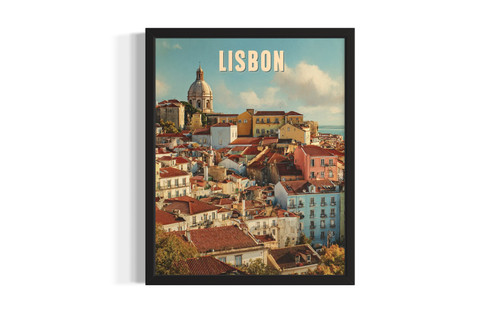 Lisbon, Portugal wall art poster print
